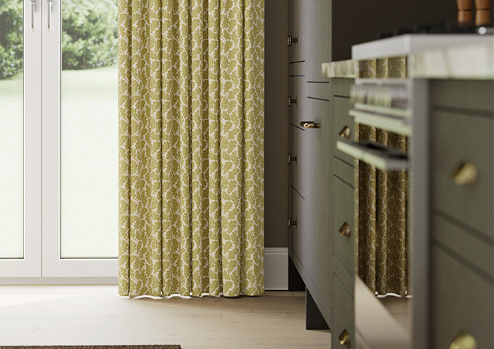 Land & Shore Oak Leaf, Ochre - Made to Measure Curtains - Image 5